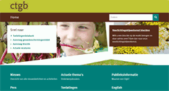 Desktop Screenshot of ctgb.nl